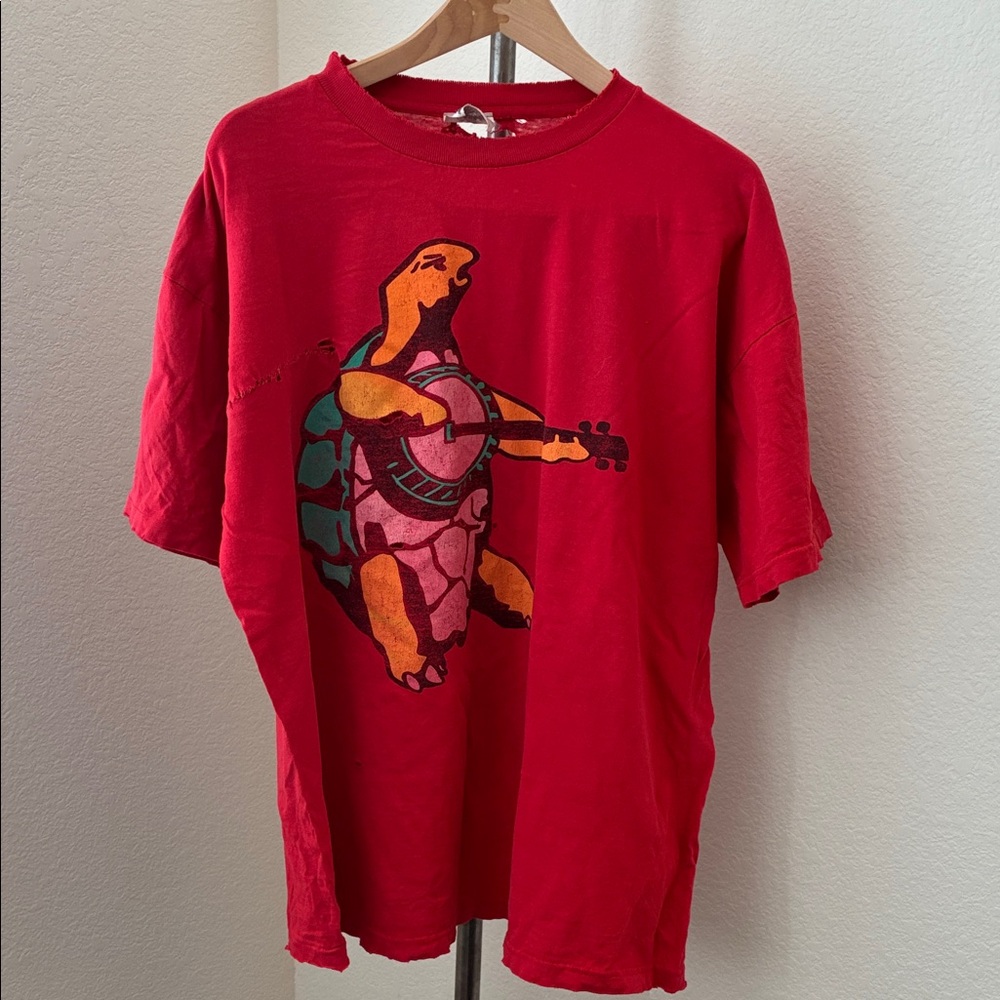 Grateful Dead XL T-Shirt Terrapin Turtle Band Mended Distressed Well-LOVED